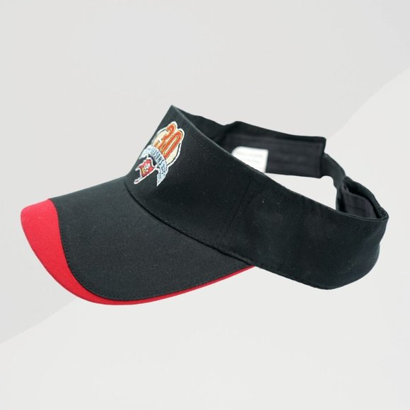 Tampa Bay Buccaneers Visor 30th Season 1976 - 2005 Raymond James Black Cotton - Picture 2 of 6